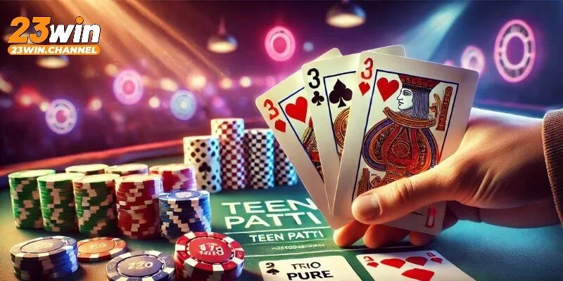 Bài Teen Patti cũng sử dụng bộ bài 52 lá cơ bản nhất 